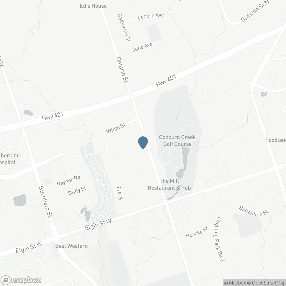 1059 ONTARIO STREET, Cobourg, Ontario K9A 3C8